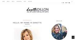 Desktop Screenshot of danettedillon.com